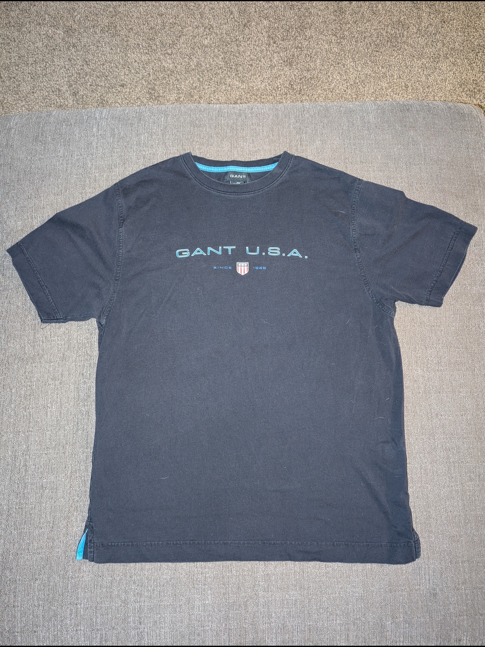 Gant Navy T-Shirt with Blue Logo